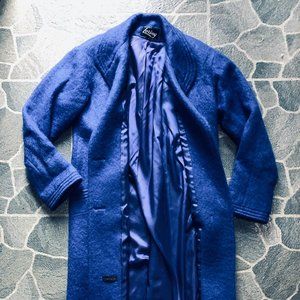 LAST CHANCE! Loring Blue 100% Wool Coat Duster